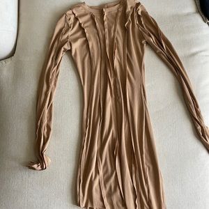 Brown Mini Dress